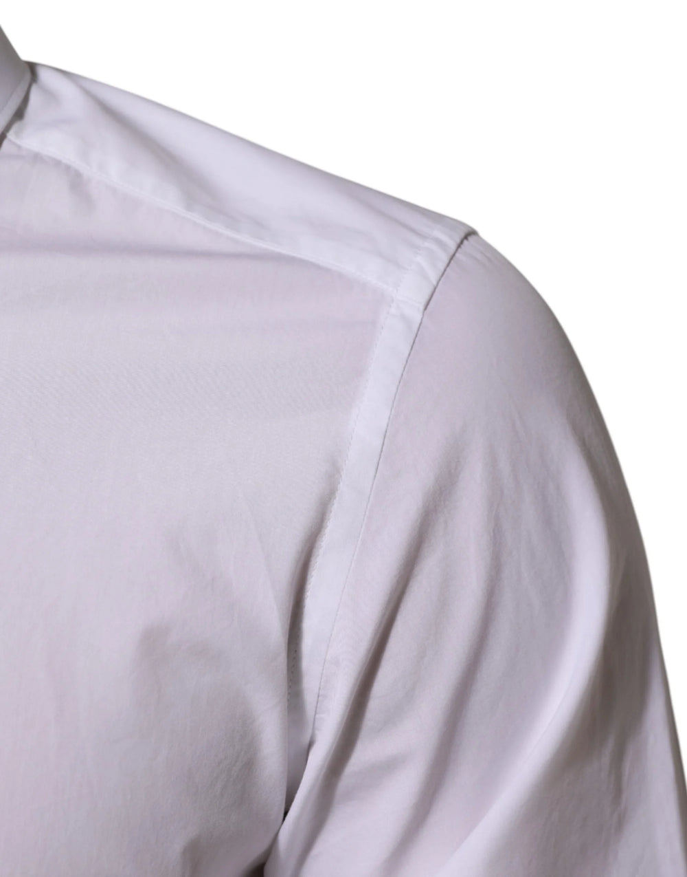 Dolce & Gabbana White Cotton MARTINI Men Formal Dress Shirt - IT39 | S - Shirts