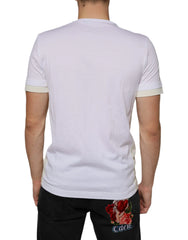 Dolce & Gabbana White Cotton Pocket Short Sleeves T-shirt - IT48 | M - T-Shirts