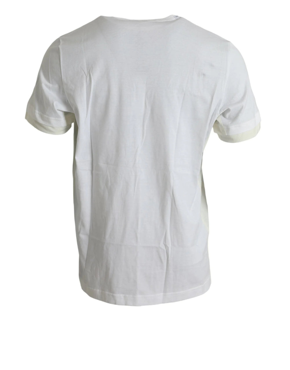 Dolce & Gabbana White Cotton Pocket Short Sleeves T-shirt - IT56 | XXL - T-Shirts