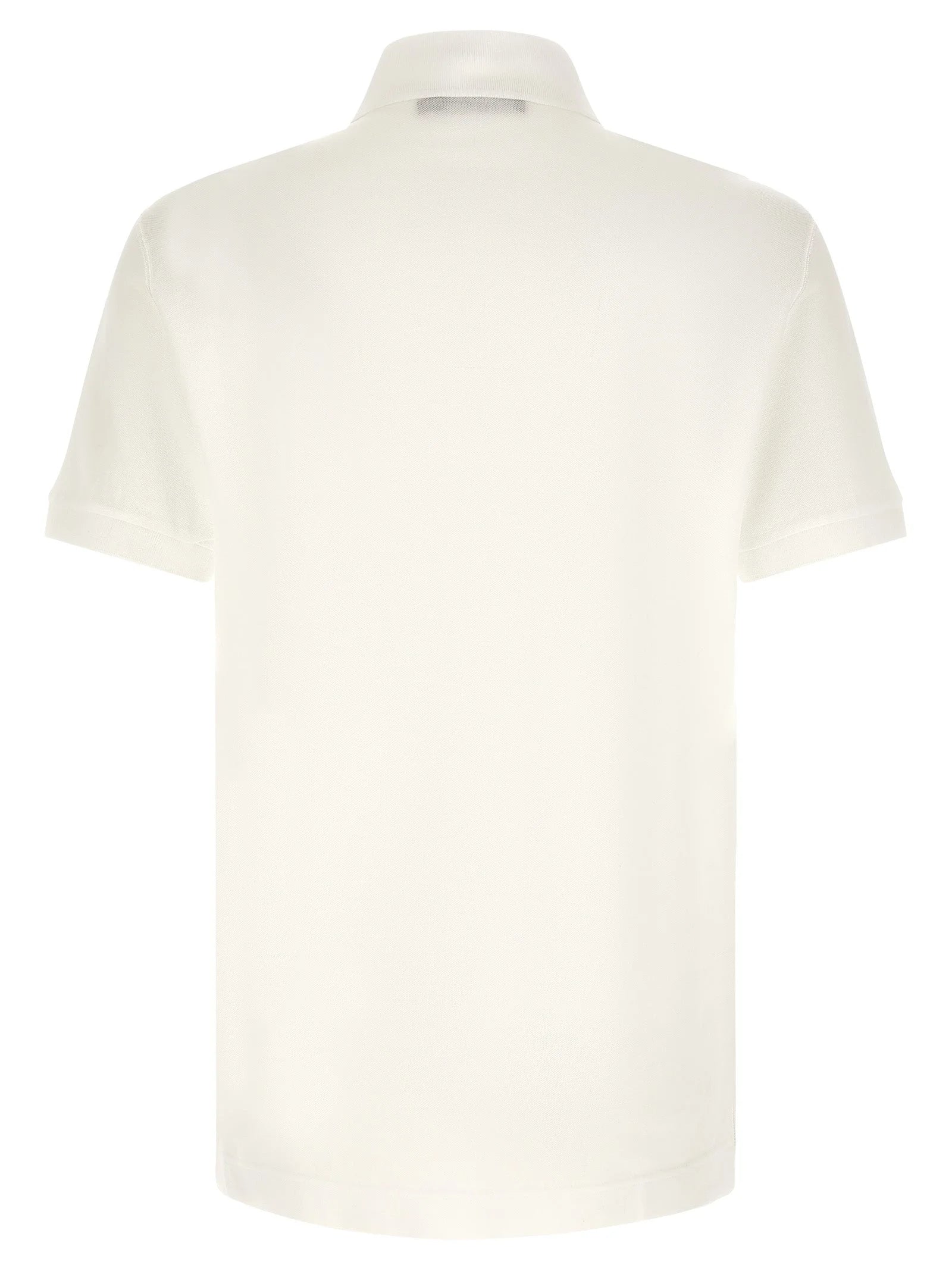 Dolce & Gabbana White Cotton Polo Shirt