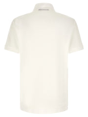 Dolce & Gabbana White Cotton Polo Shirt