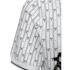 Dolce & Gabbana White Cotton Polo Shirt - IT46 | S - Polos