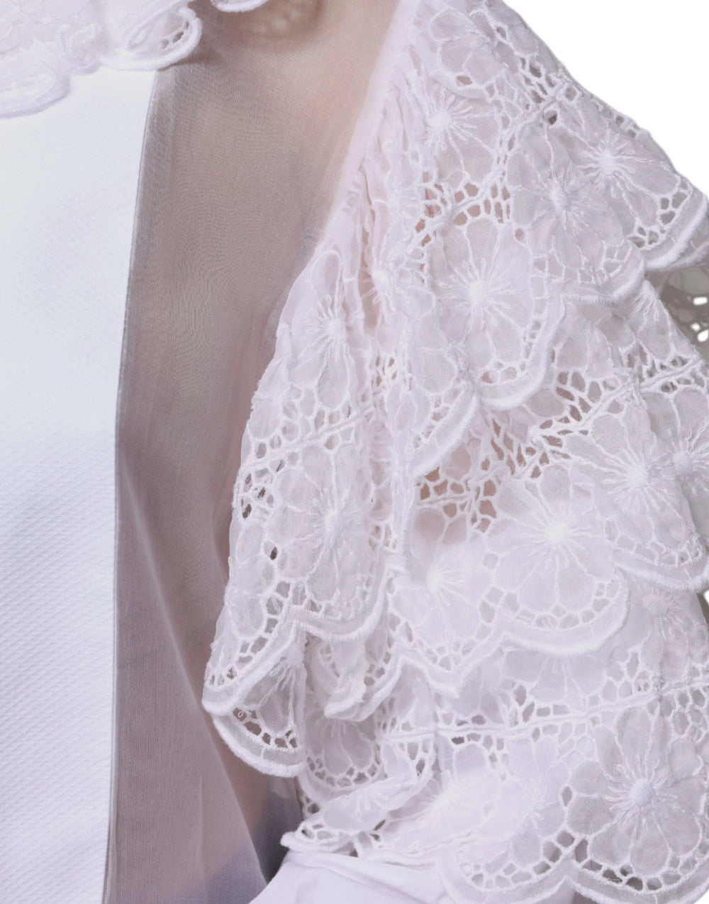 Dolce & Gabbana White Cotton Poplin Shirt Dress Blouse Top - IT44 | L - Blouses