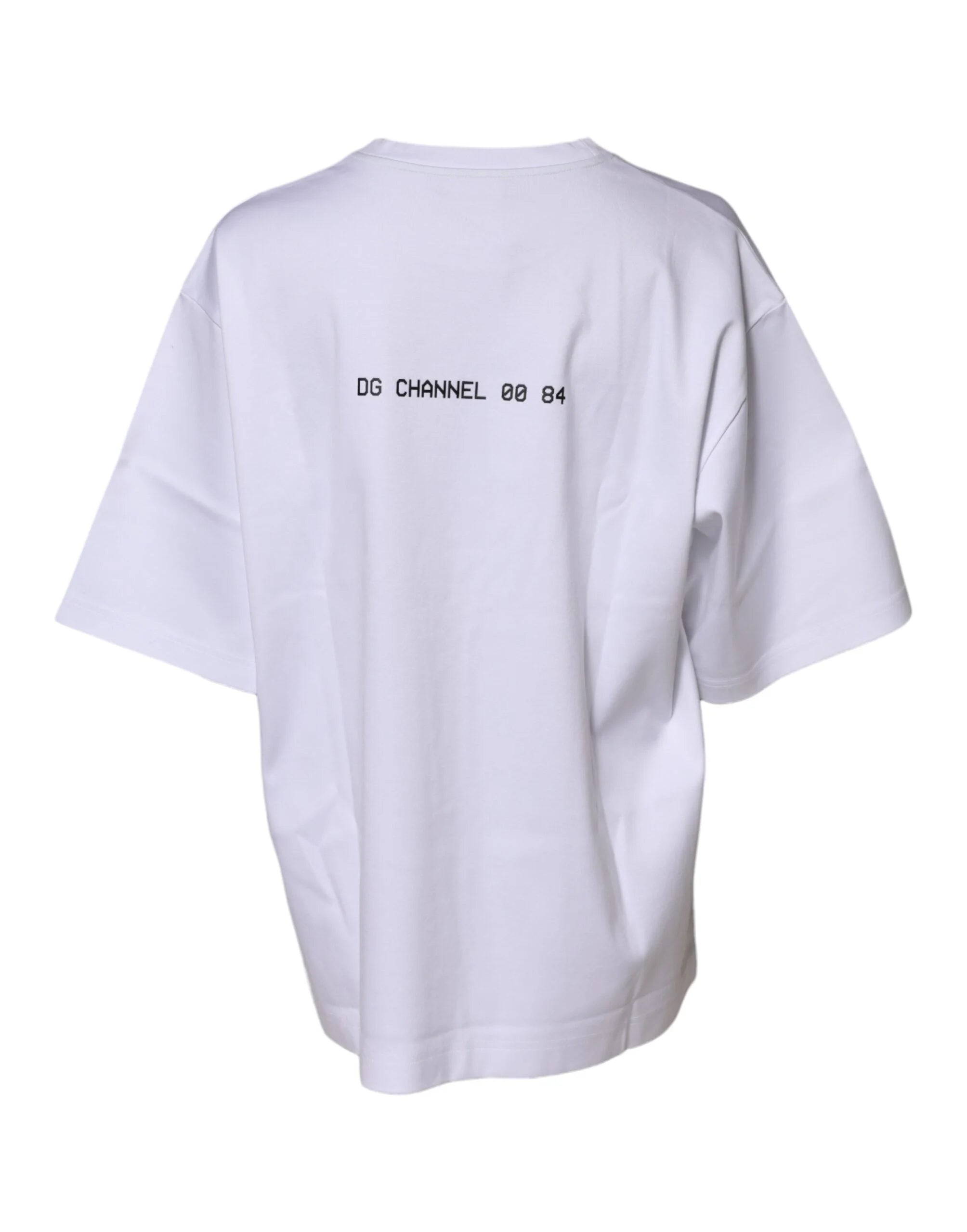 Dolce & Gabbana White Cotton Printed Short Sleeves T-shirt - IT40|S - T-Shirts