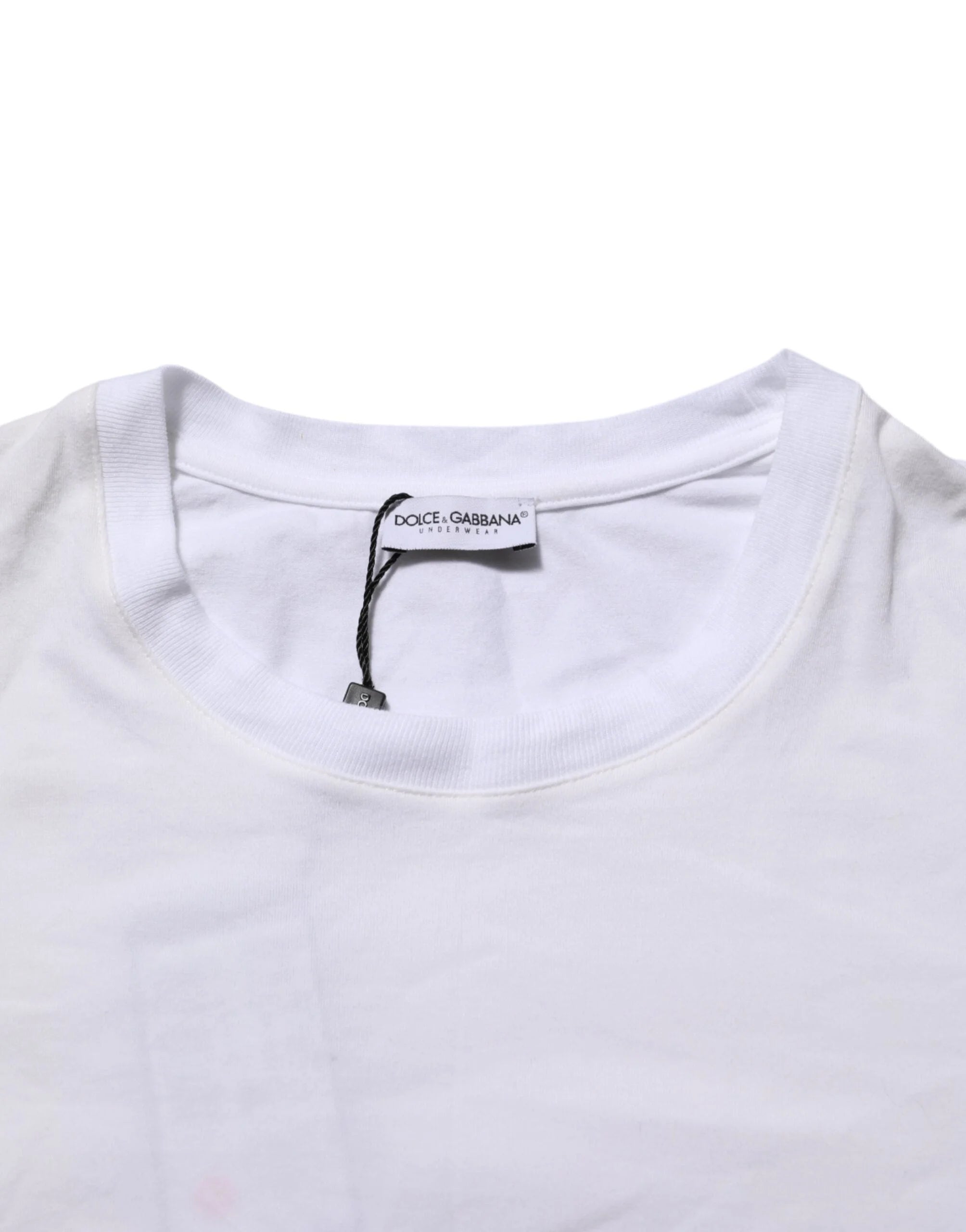 Dolce & Gabbana White Cotton Round Neck Underwear T-shirt - IT3 | XS - Men’s Undershirts