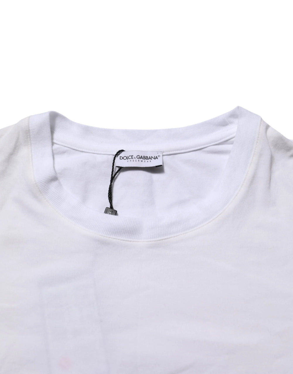 Dolce & Gabbana White Cotton Round Neck Underwear T-shirt - IT3 | XS - Men’s Undershirts