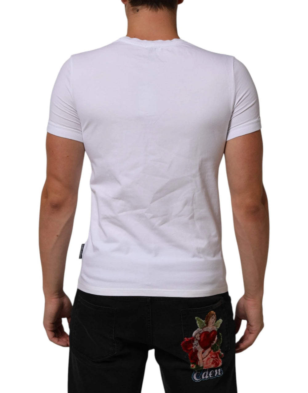 Dolce & Gabbana White Cotton Round Neck Underwear T-shirt - IT3 | XS - Men’s Undershirts