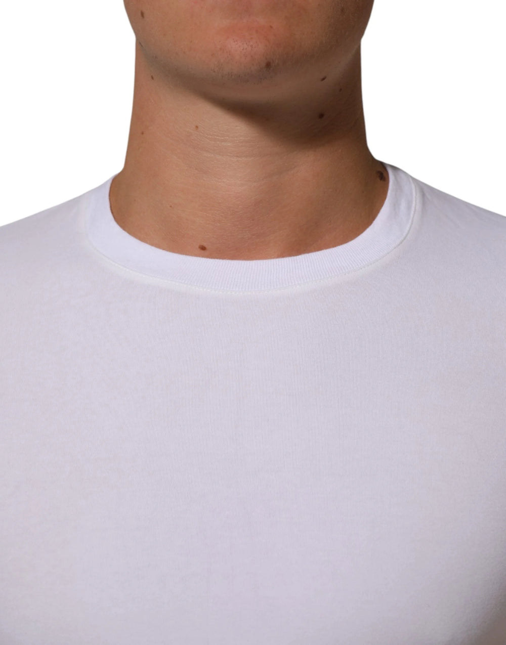 Dolce & Gabbana White Cotton Round Neck Underwear T-shirt - IT3 | XS - Men’s Undershirts