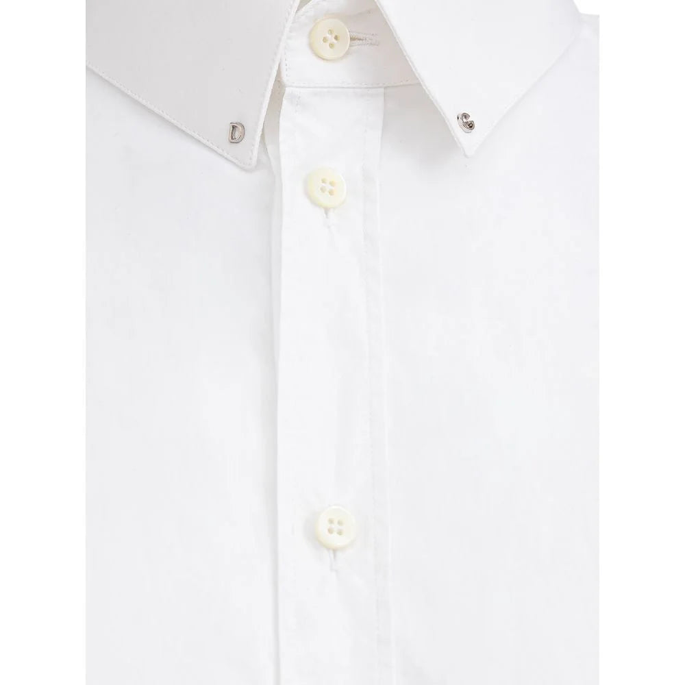 Dolce & Gabbana White Cotton Shirt - 42 - Shirts