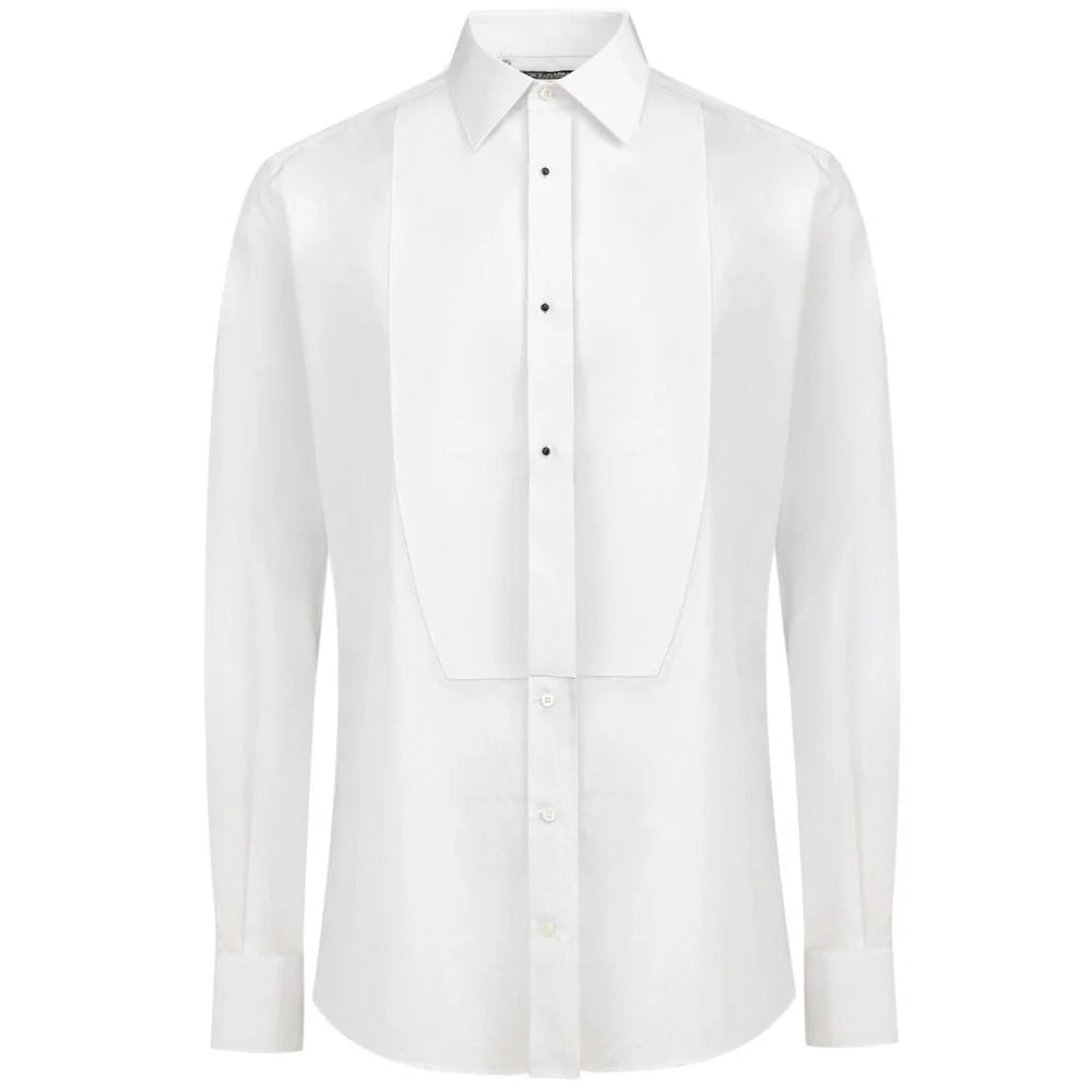 Dolce & Gabbana White Cotton Shirt - 44 - Shirts