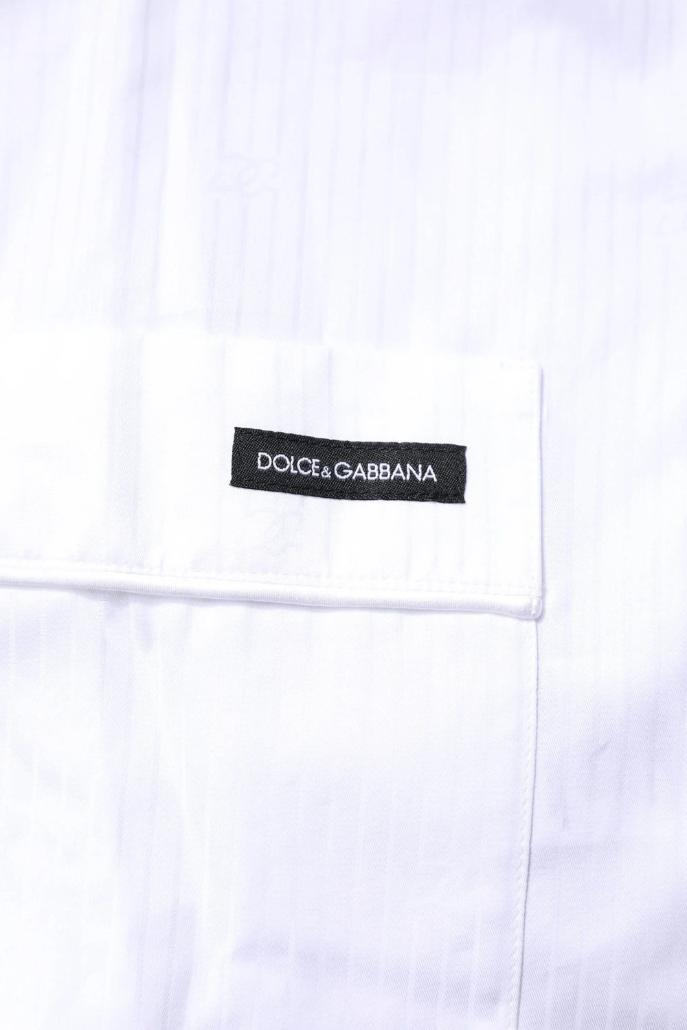 Dolce & Gabbana White Cotton Shirt Pants Pajama Set Sleepwear - Pajamas