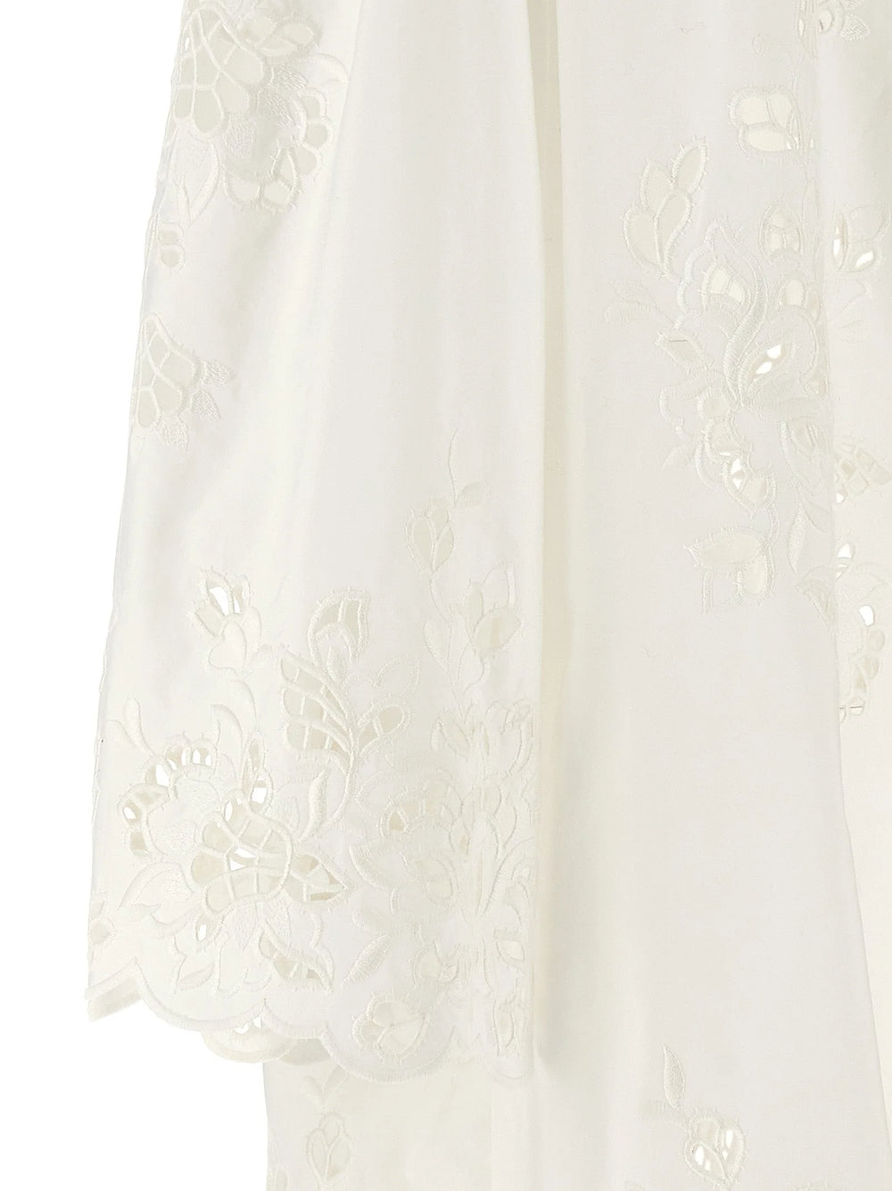 Dolce & Gabbana White Cotton Short Dress - IT40