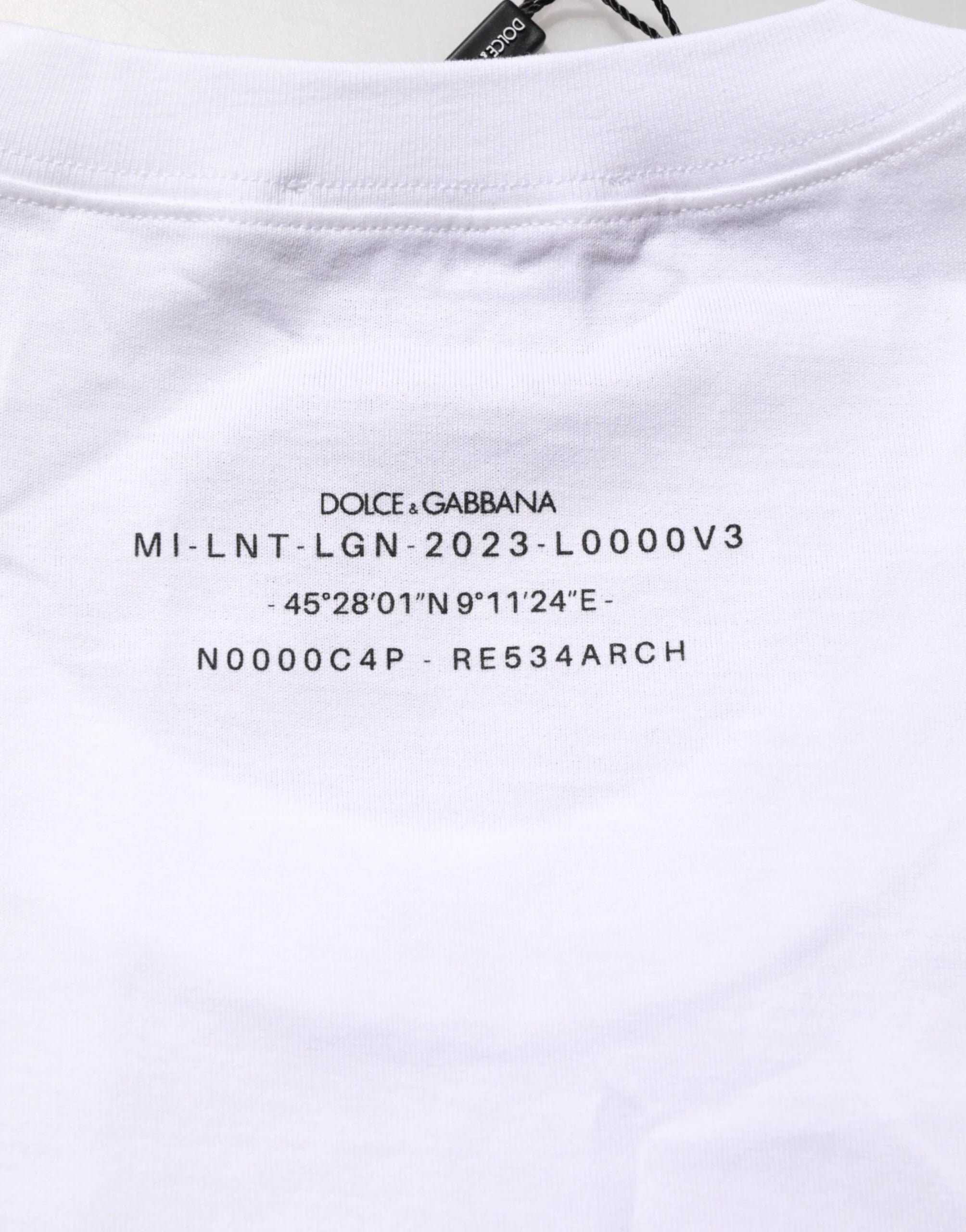 Dolce & Gabbana White Cotton Sleeveless Printed Tank T-shirt - Tank Tops