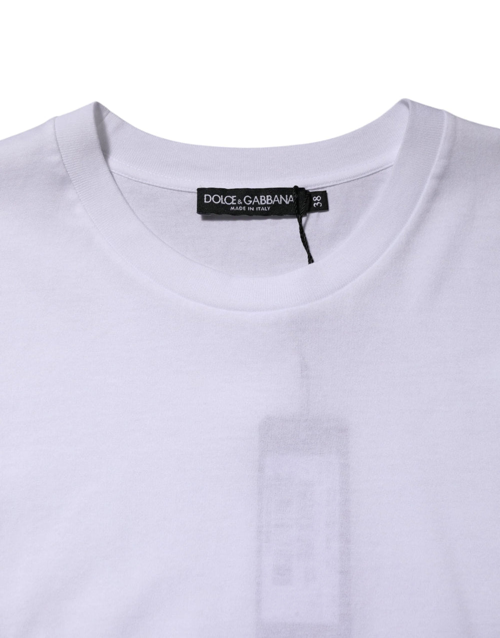 Dolce & Gabbana White Cotton Sleeveless Women Tank T-shirt - IT38 | XS - Tank Tops