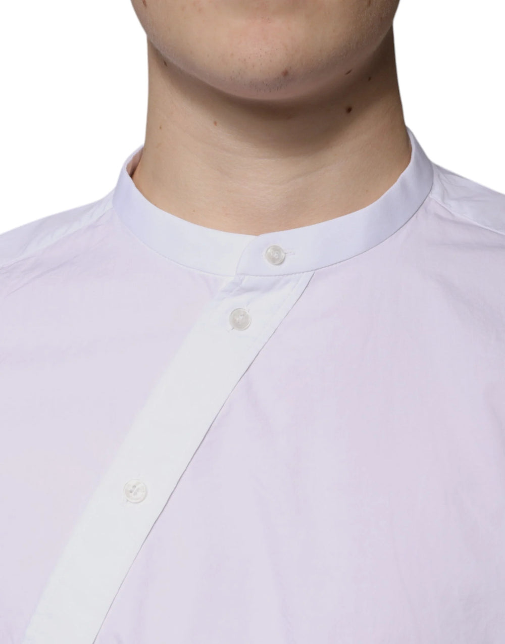 Dolce & Gabbana White Cotton Slim Fit MARTINI Dress Shirt - IT40 | M - Shirts