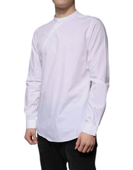Dolce & Gabbana White Cotton Slim Fit MARTINI Dress Shirt - IT40 | M - Shirts