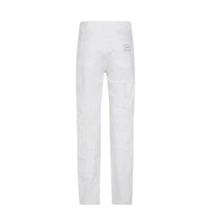 Dolce & Gabbana White Cotton Straight-Leg Jeans - 42