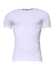 Dolce & Gabbana White Cotton Stretch Crewneck Underwear T-shirt - IT3 | XS - Men’s Undershirts