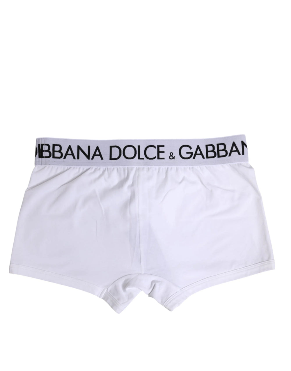 Dolce & Gabbana White Cotton Stretch Regular Boxer Underwear - IT4 | S - Boxer Briefs