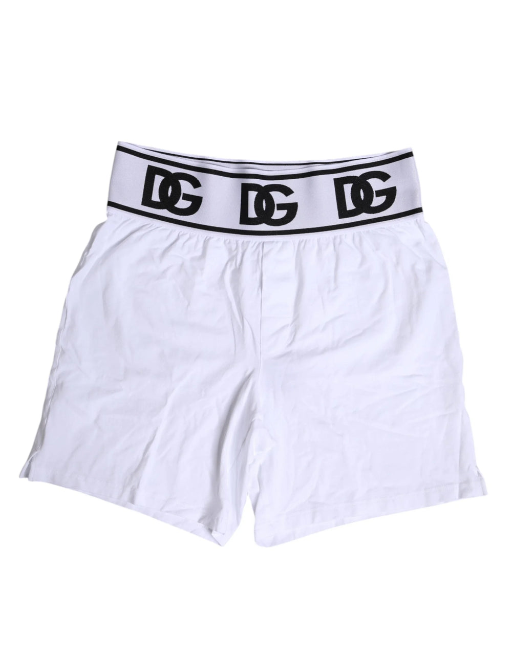 Dolce & Gabbana White Cotton Stretch Regular Boxer Underwear - IT5 | M