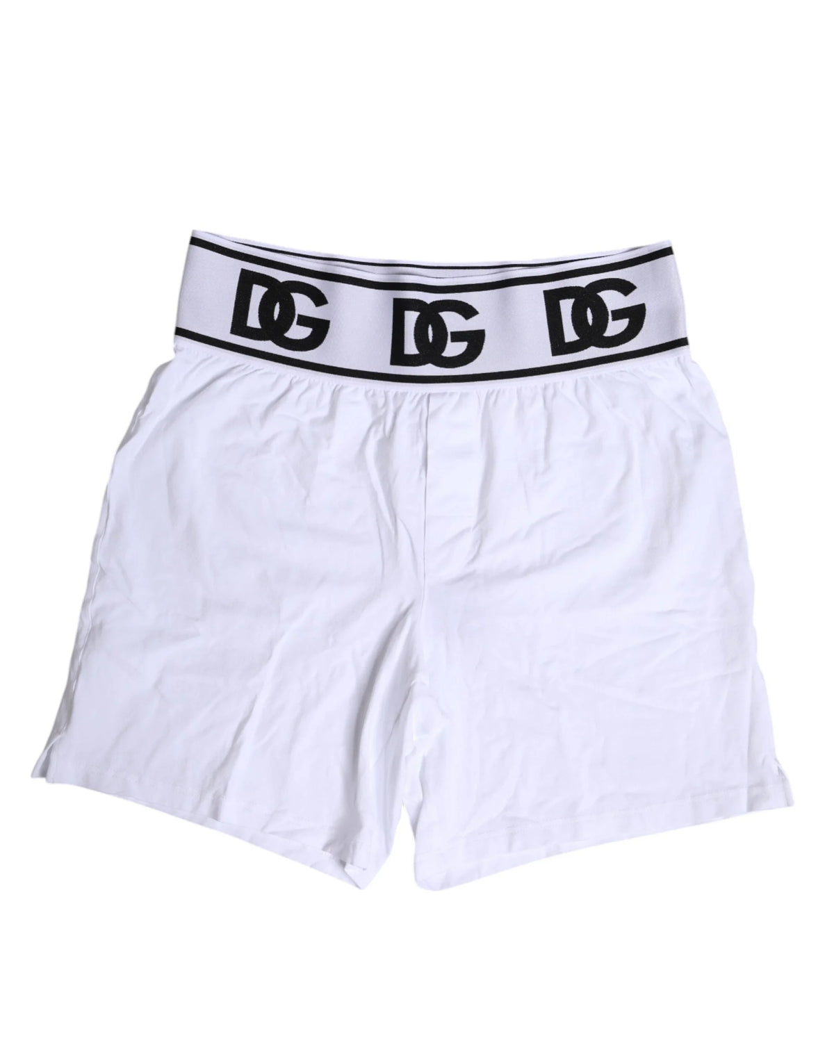 Dolce & Gabbana White Cotton Stretch Regular Boxer Underwear - IT5 | M