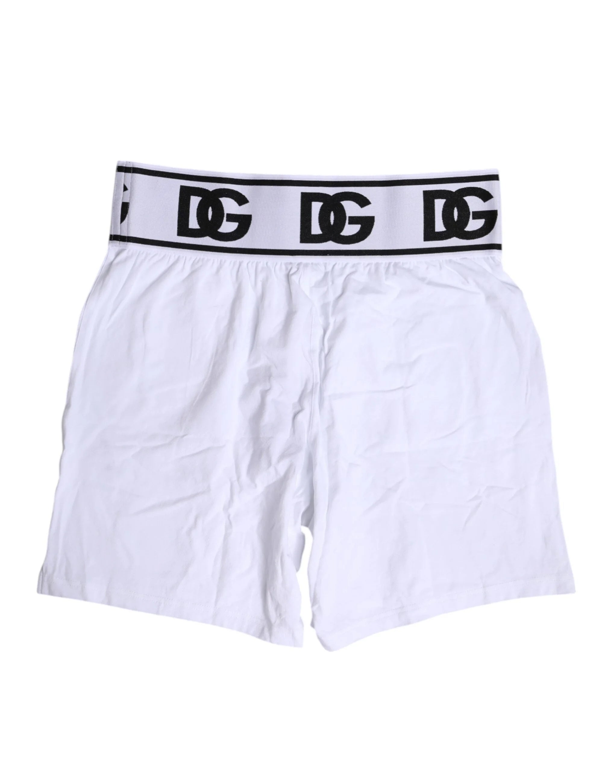 Dolce & Gabbana White Cotton Stretch Regular Boxer Underwear - IT5 | M