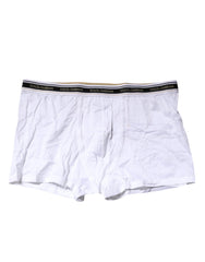 Dolce & Gabbana White Cotton Stretch Regular Boxer Underwear - IT7 | XL