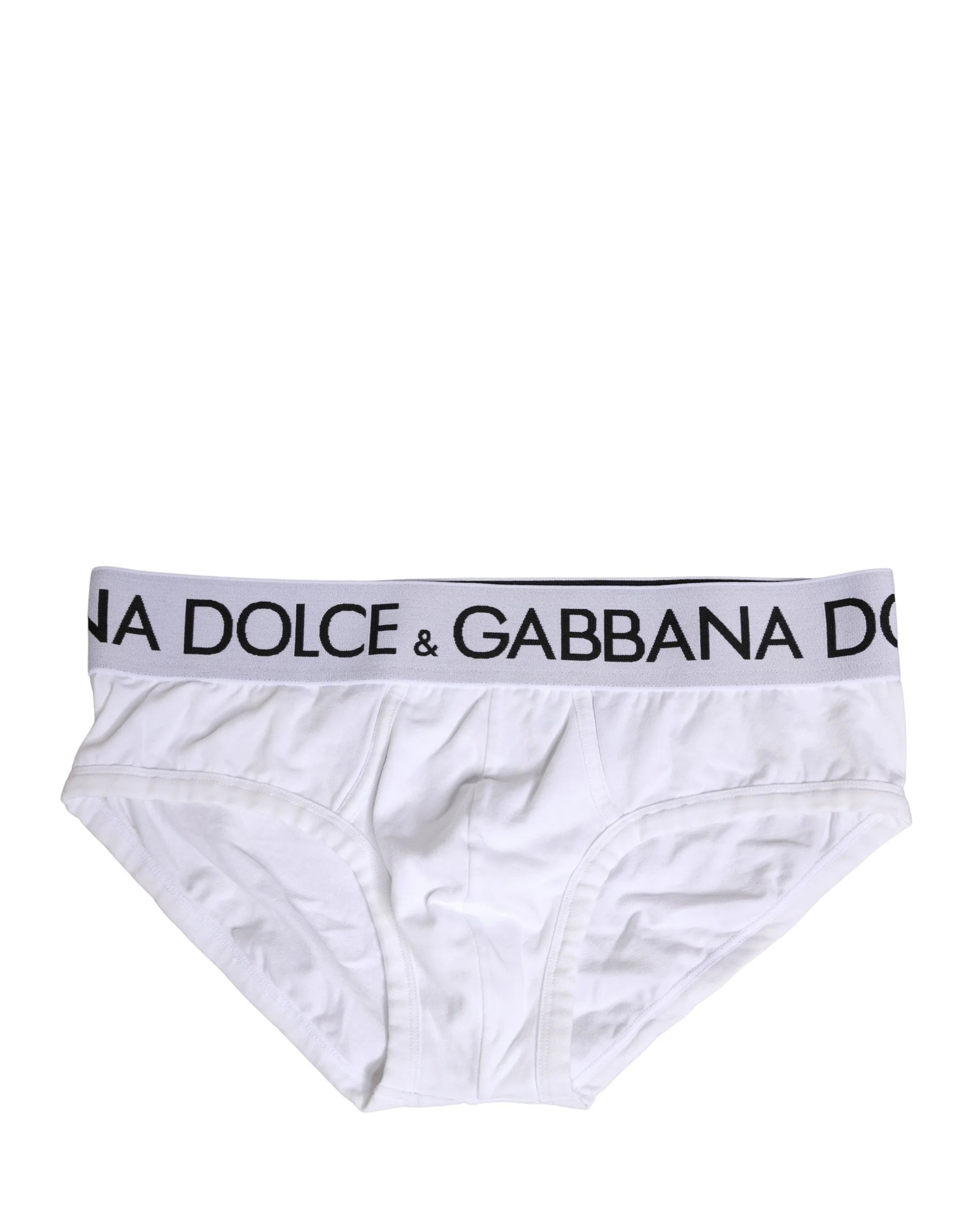 Dolce & Gabbana Fehér pamacsovagyságú regular fit férfi boxer alsónemű – IT4 | S