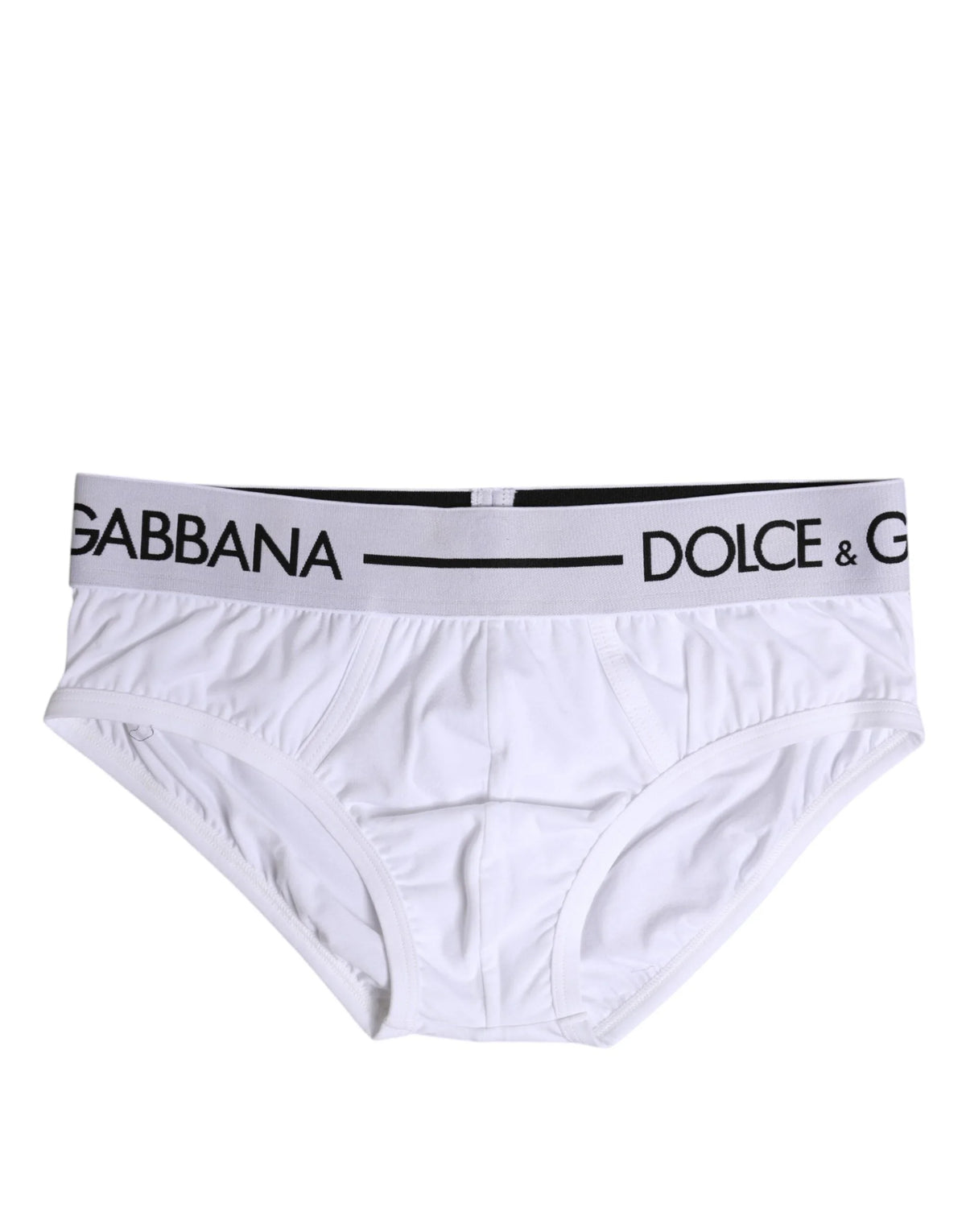 Dolce & Gabbana White Cotton Stretch Regular Brief Underwear - IT4 | S - Briefs
