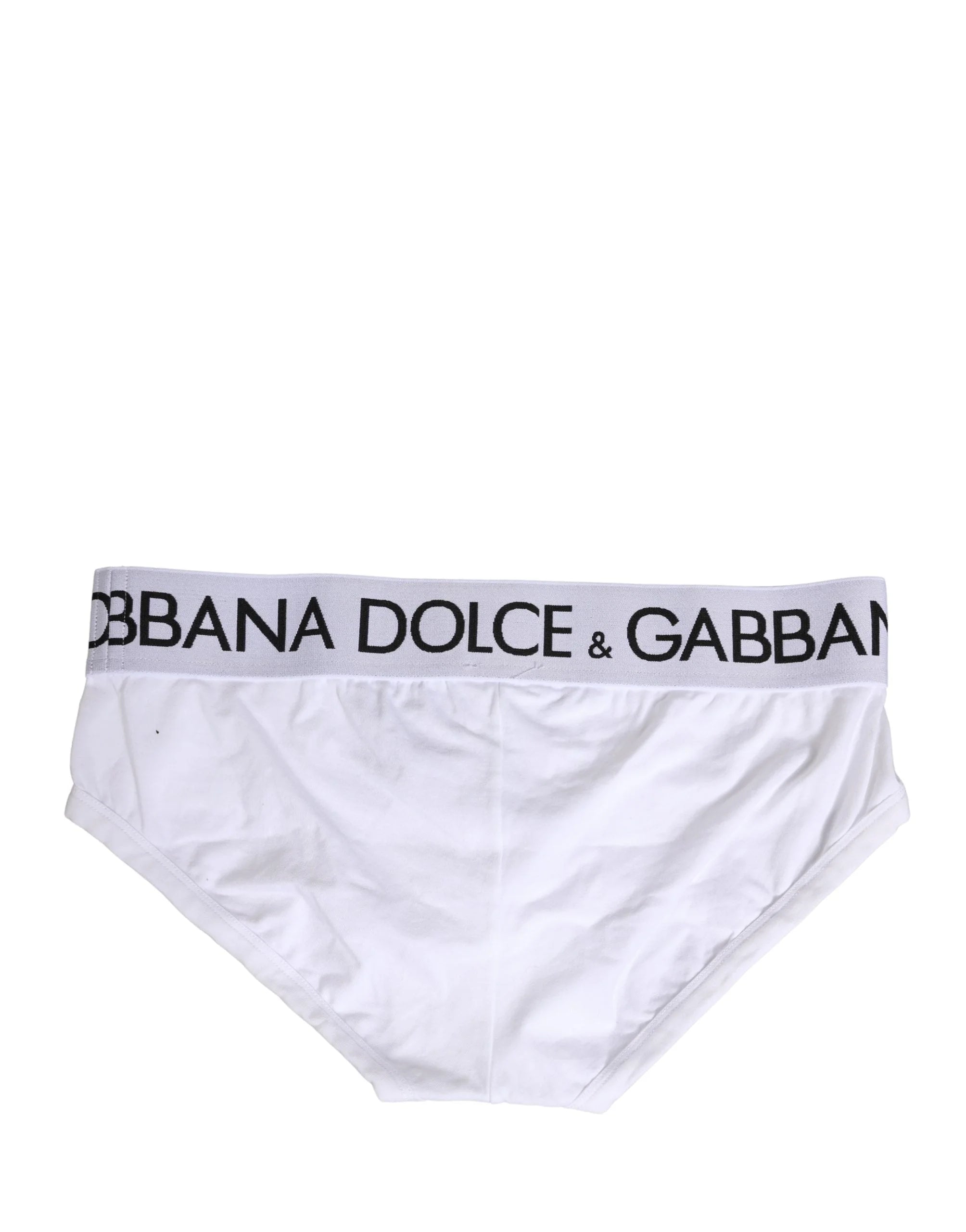 Dolce & Gabbana Fehér pamacsovagyságú regular fit férfi boxer alsónemű – IT4 | S