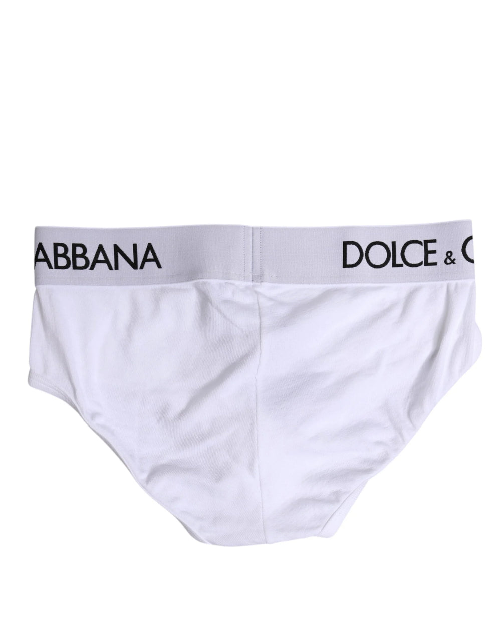Dolce & Gabbana White Cotton Stretch Regular Brief Underwear - IT4 | S - Briefs