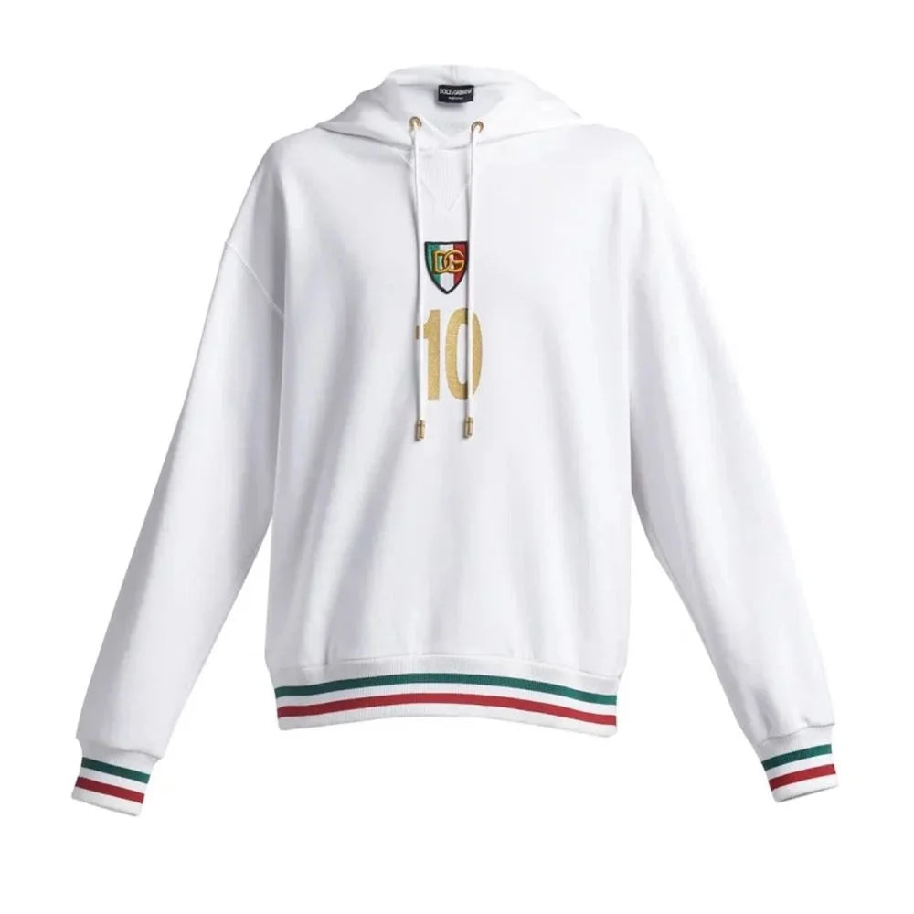 Dolce & Gabbana White Cotton Sweatshirt