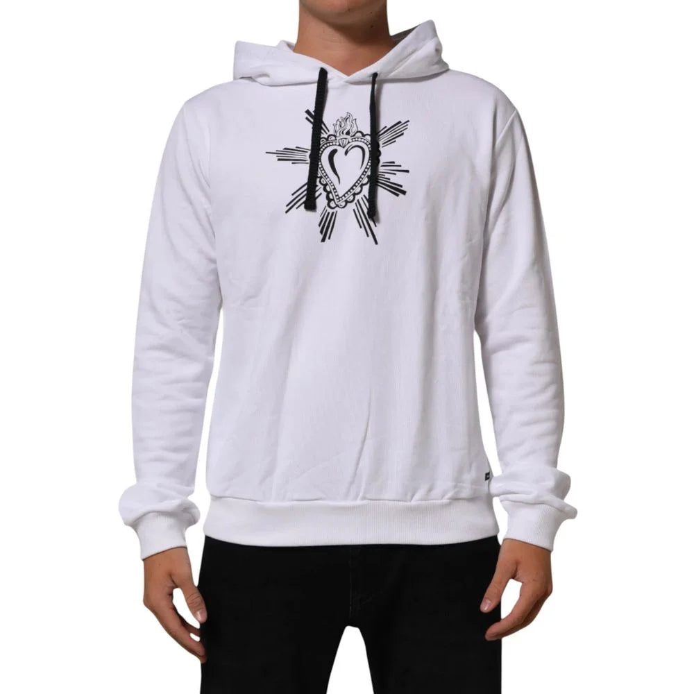 Dolce & Gabbana White Cotton Sweatshirt - IT50 | L
