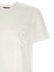 T-shirt z bawelny bialej Dolce & Gabbana