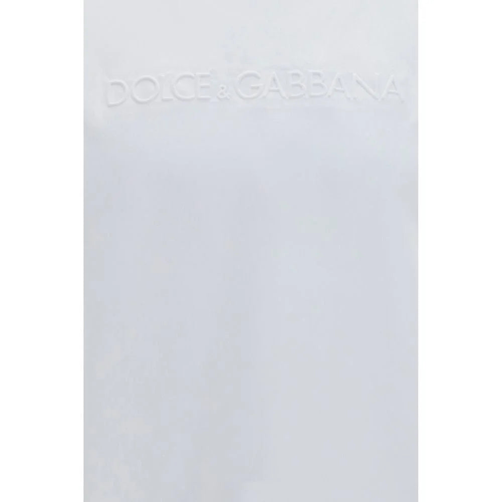 Dolce & Gabbana Bílé bavlněné tričko