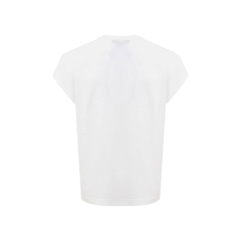 Dolce & Gabbana White Cotton T-Shirt - IT56 | 3XL - T-Shirts