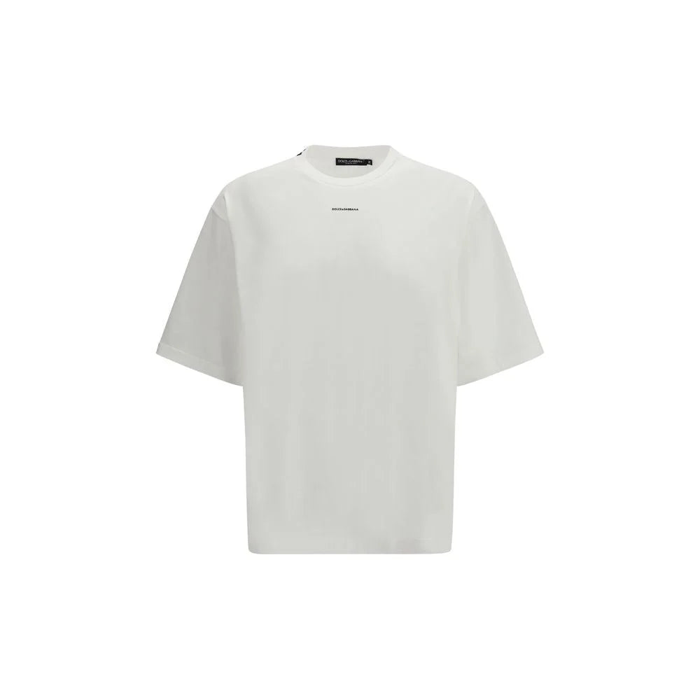 Dolce & Gabbana Vit bomull T-shirt - M