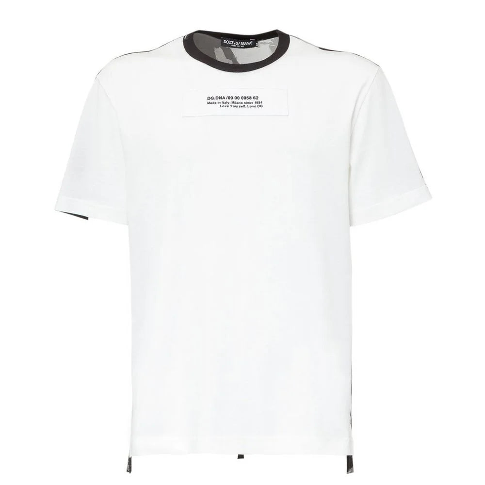 Dolce & Gabbana White Cotton T-Shirt - T-Shirts