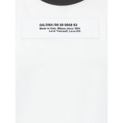 Dolce & Gabbana White Cotton T-Shirt - T-Shirts