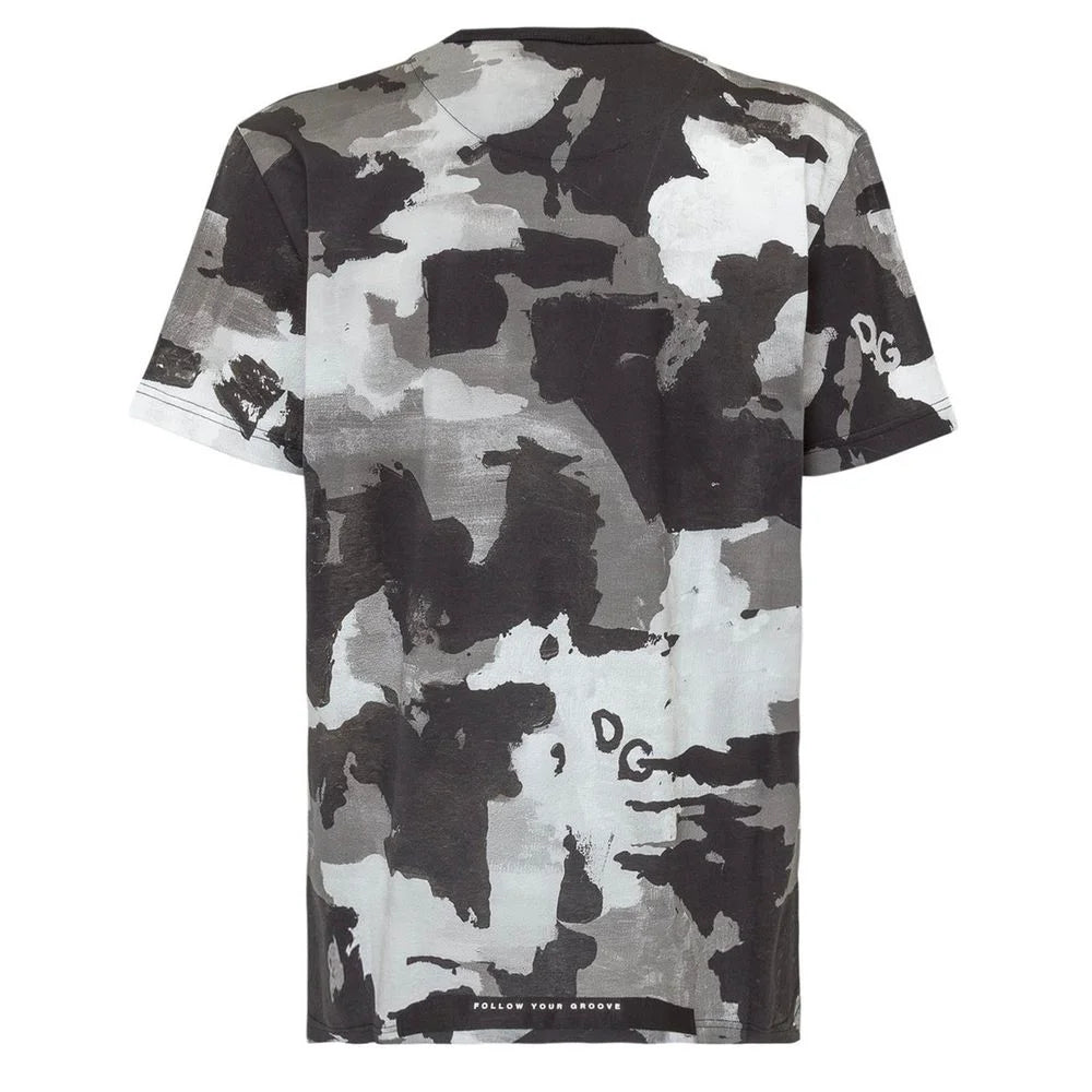 Dolce & Gabbana White Cotton T-Shirt - T-Shirts