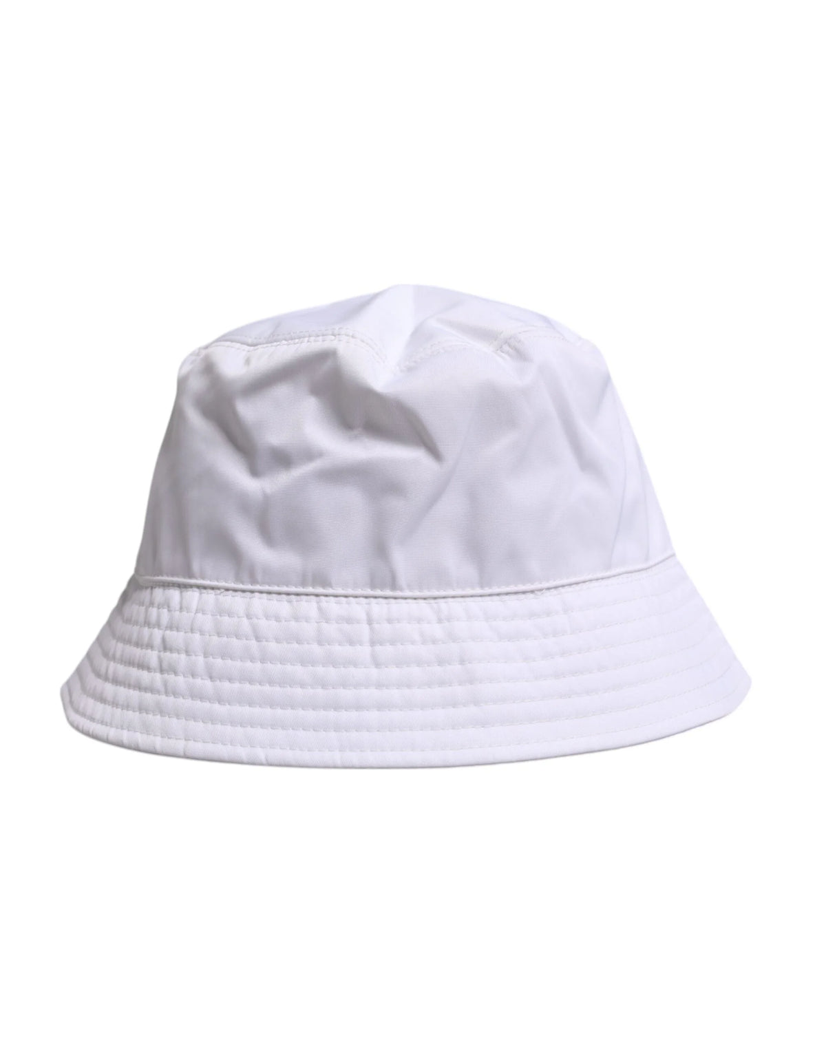 Dolce & Gabbana White Cotton Wide Brim Bucket Hat - 59 cm|L - Bucket Hats