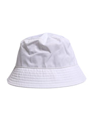 Dolce & Gabbana White Cotton Wide Brim Bucket Hat - 59 cm|L - Bucket Hats