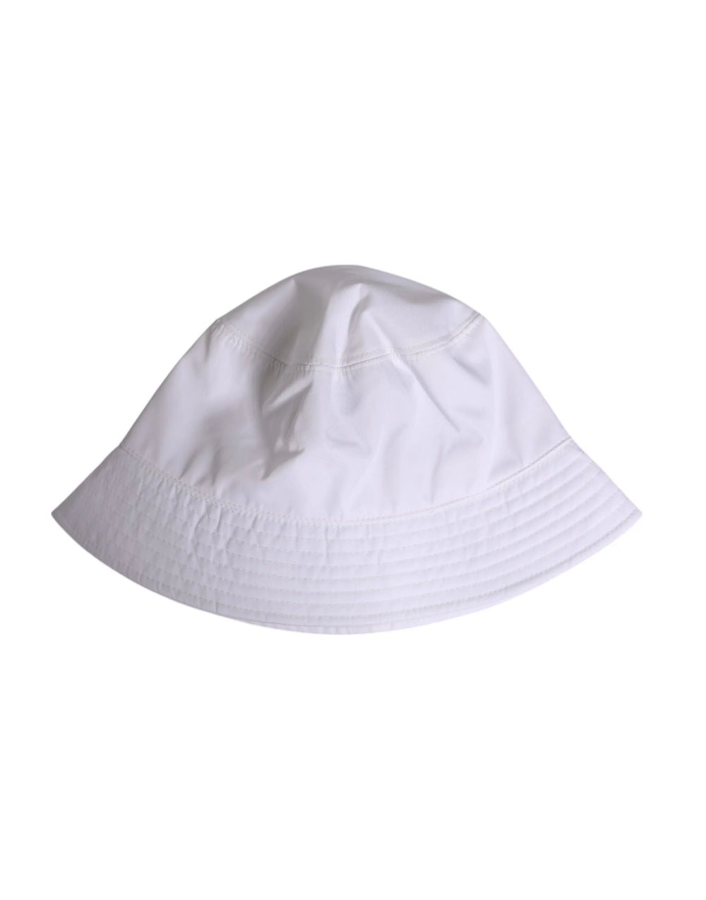 Dolce & Gabbana White Cotton Wide Brim Bucket Hat - 59 cm|L - Bucket Hats