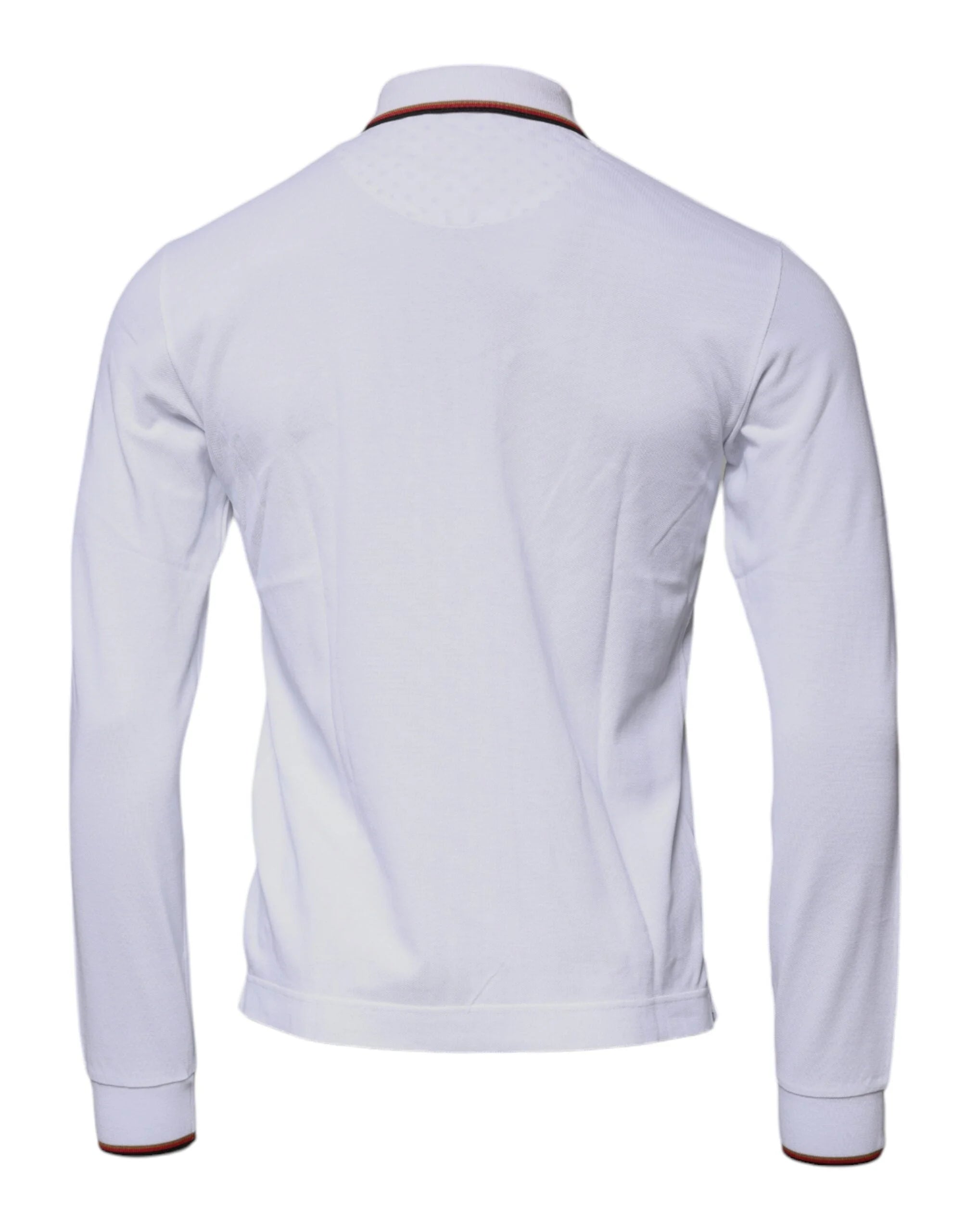 Dolce & Gabbana White Crown Men Full Zip Sweatshirt Sweater - IT44 | XS - Sweatshirts