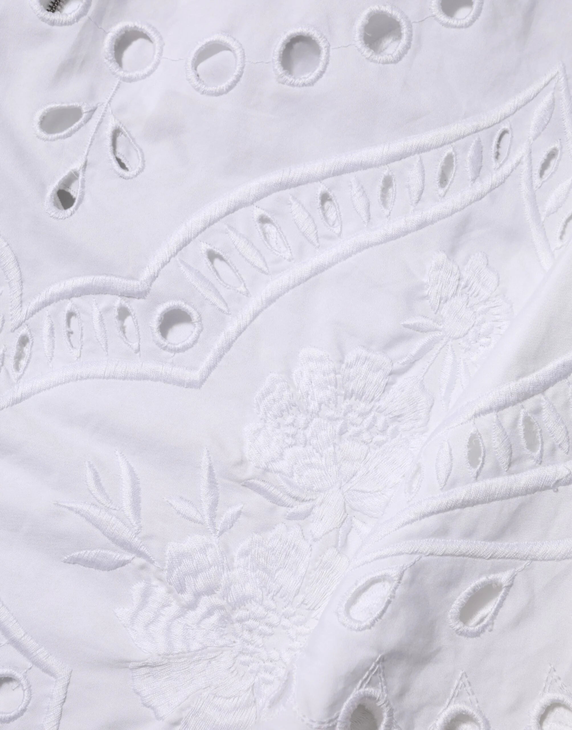 Dolce & Gabbana White Cut Out A-line Sheath Mini Dress - IT40|S - Dresses