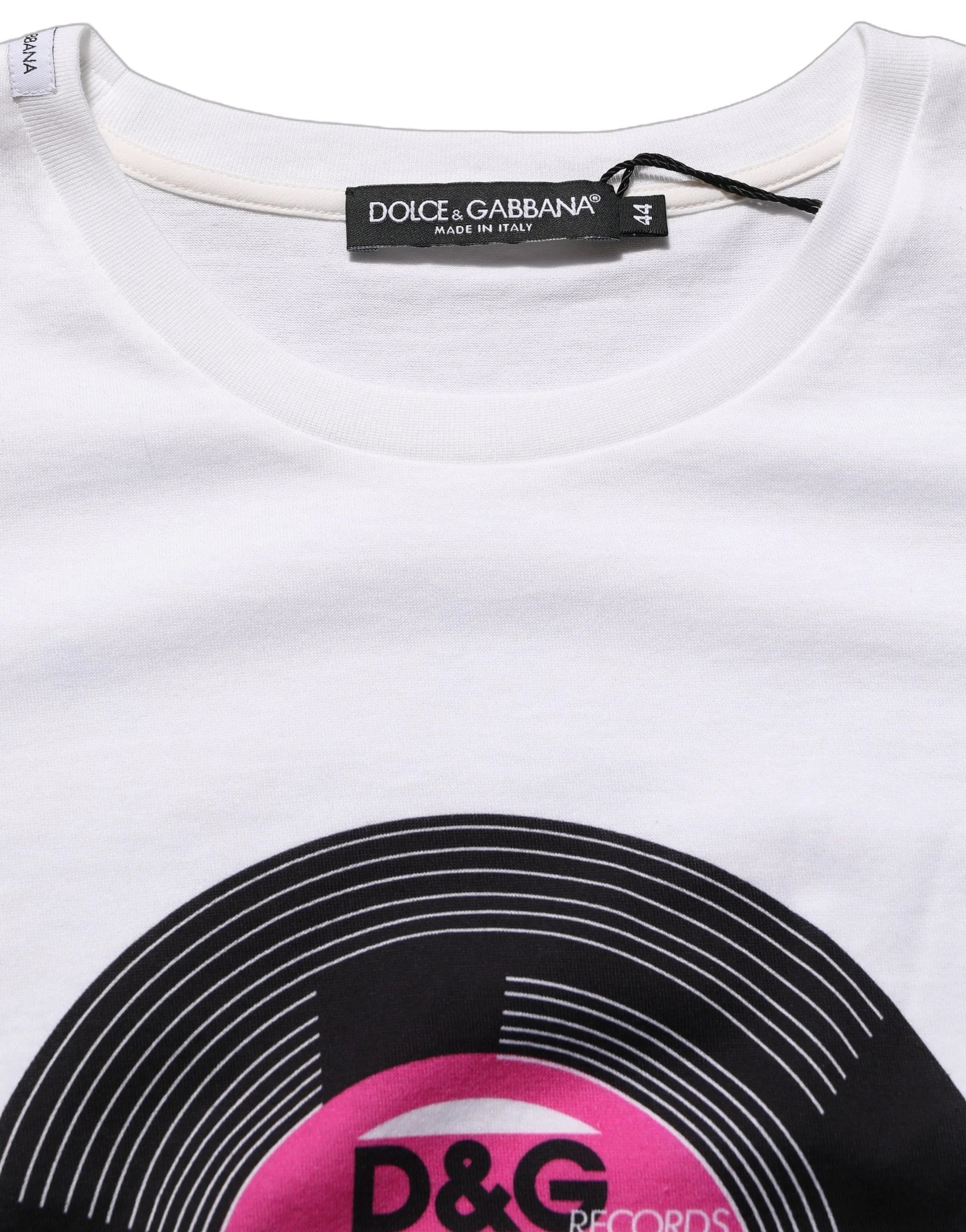 Dolce & Gabbana White D&G WE LOVE JAPAN Print Cotton T-shirt - IT44 | L