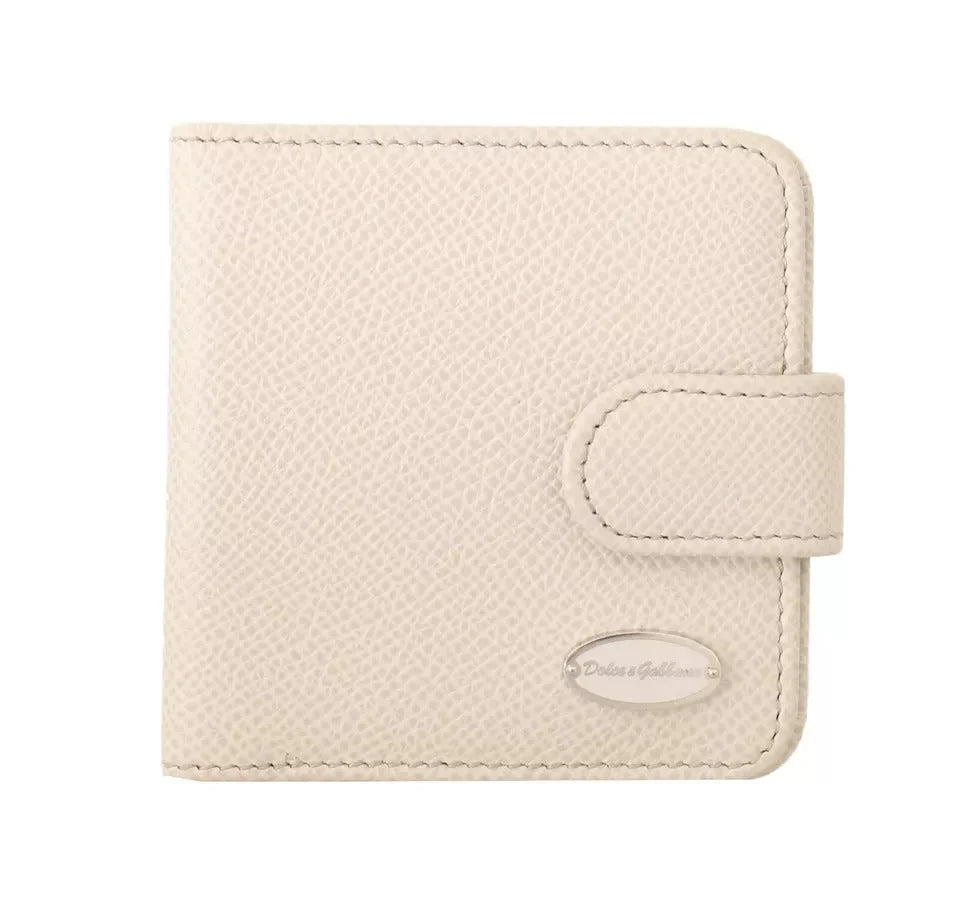 Dolce & Gabbana White Dauphine Leather Condom Case Holder Pocket Wallet - Sex Toys & Erotic Games