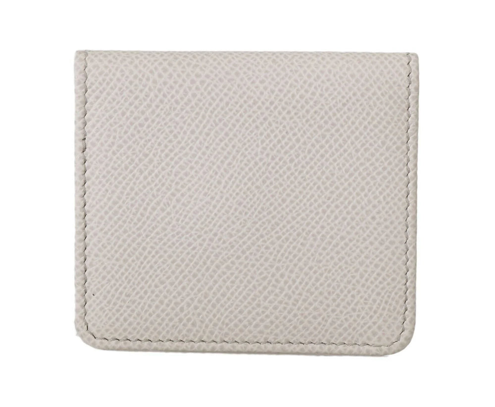 Dolce & Gabbana White Dauphine Leather Holder Pocket Wallet Condom Case - Sex Toys & Erotic Games