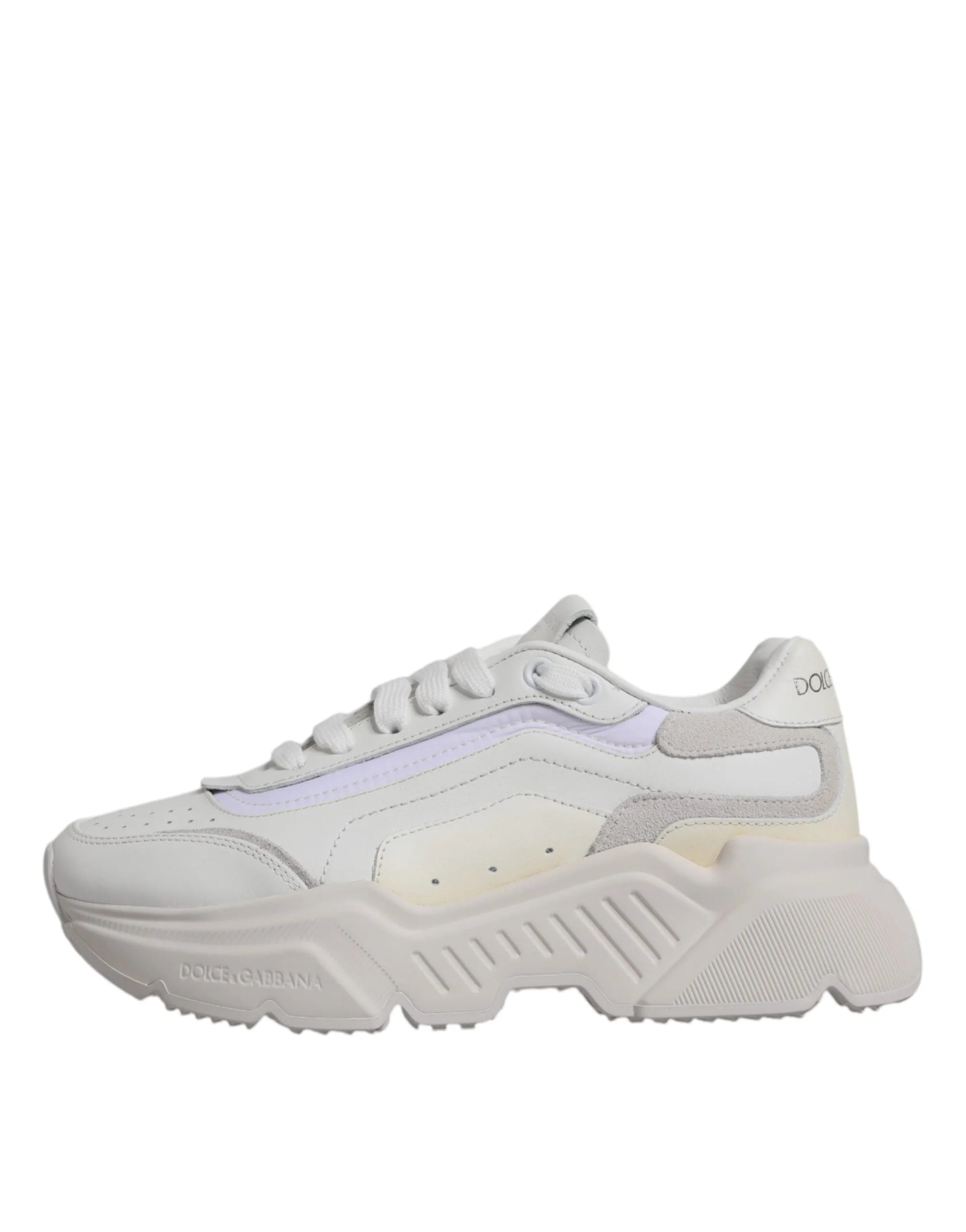Dolce & Gabbana White Daymaster Low Top Sneakers Shoes - Sneakers