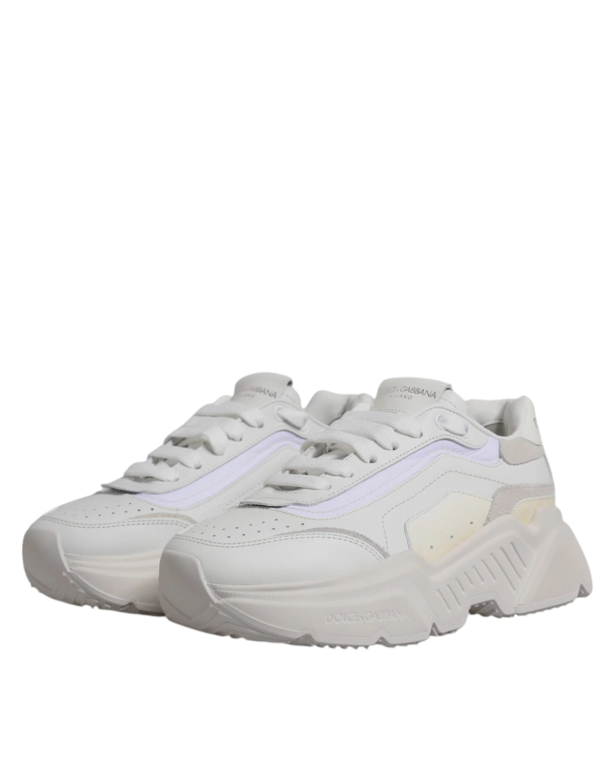 Dolce & Gabbana White Daymaster Low Top Sneakers Shoes - Sneakers